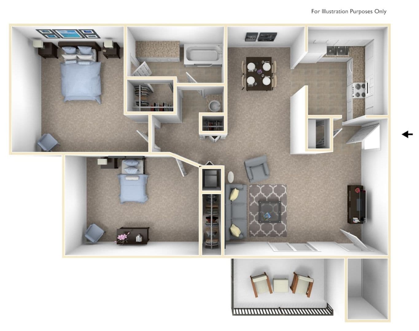 Lafayette Apartment: 100 Tonto Trail