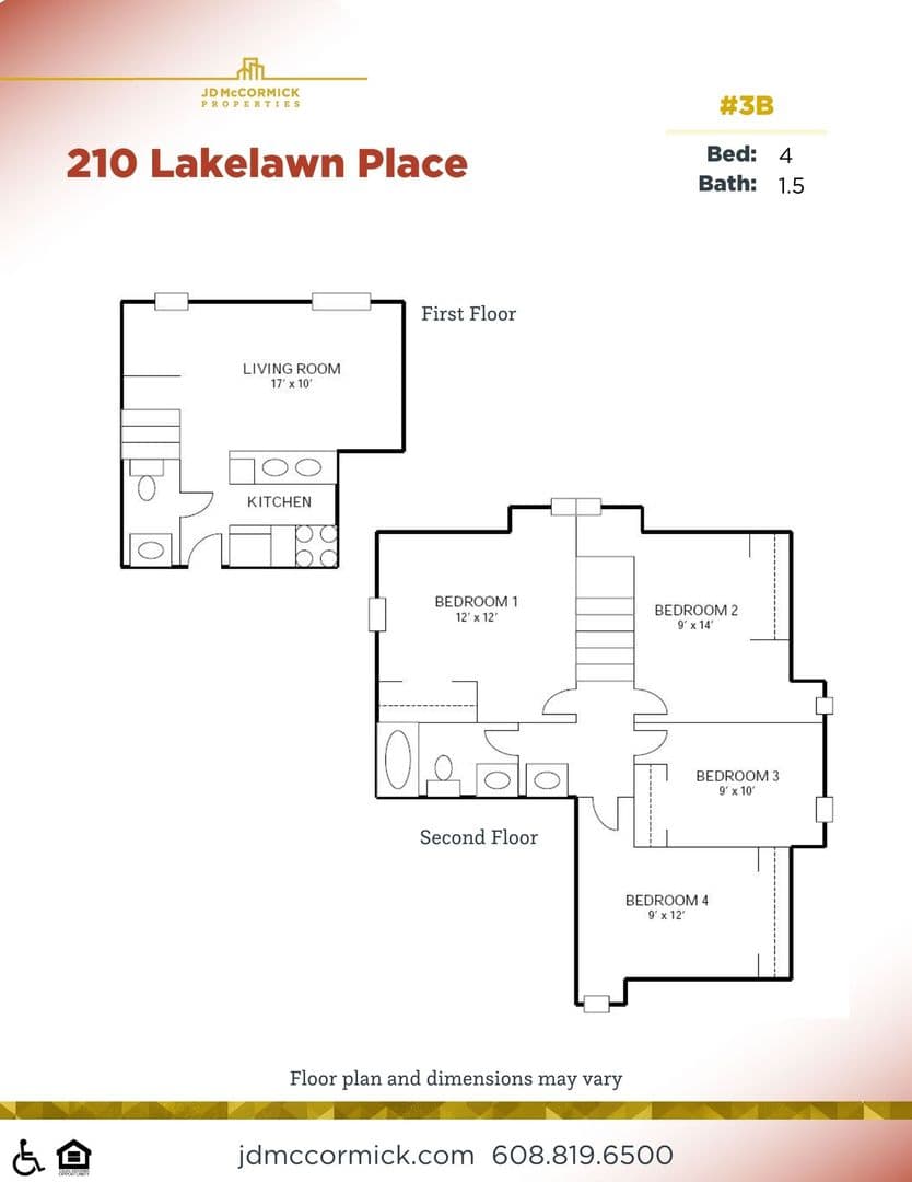 Madison Apartment: 210 Lakelawn Place