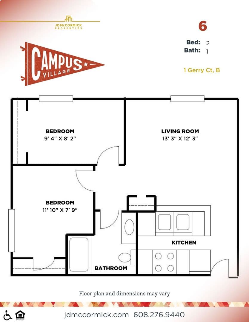 Madison Apartment: 1 Gerry Court