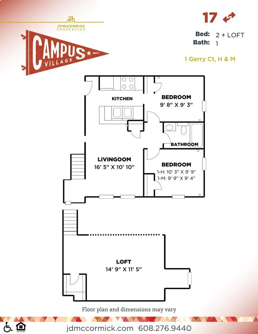 Madison Apartment: 1 Gerry Court