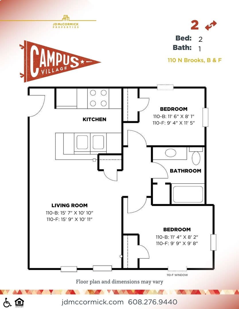 Madison Apartment: 110 North Brooks Street