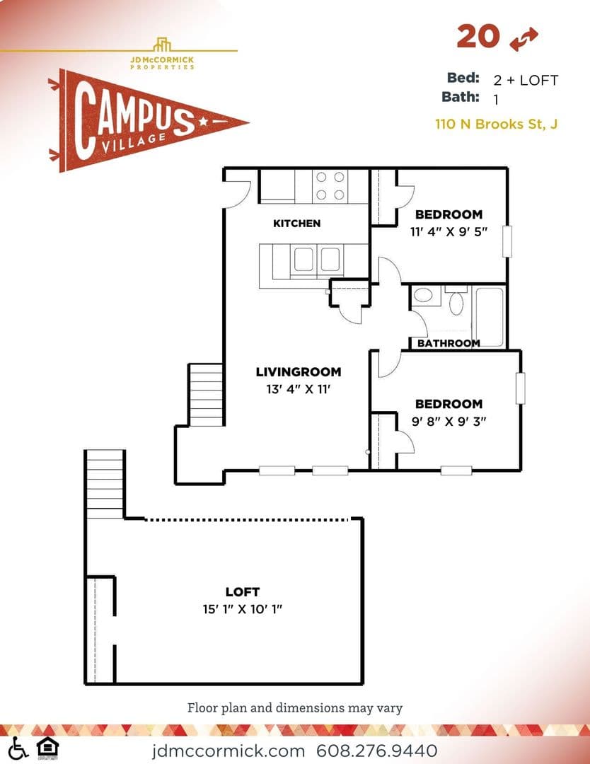 Madison Apartment: 110 North Brooks Street