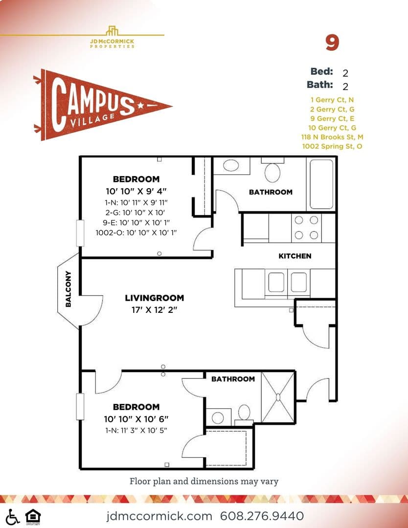 Madison Apartment: 10 Gerry Court