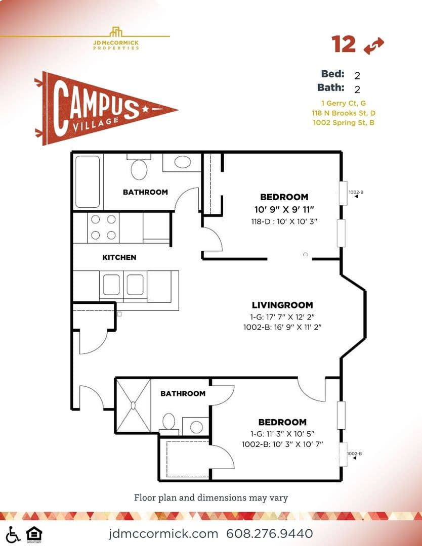Madison Apartment: 1002 Spring Street