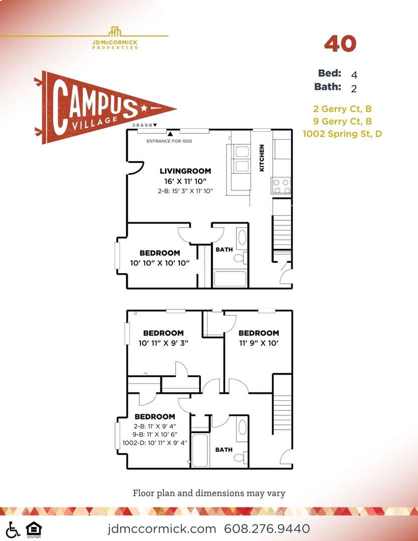 Madison Apartment: 1002 Spring Street