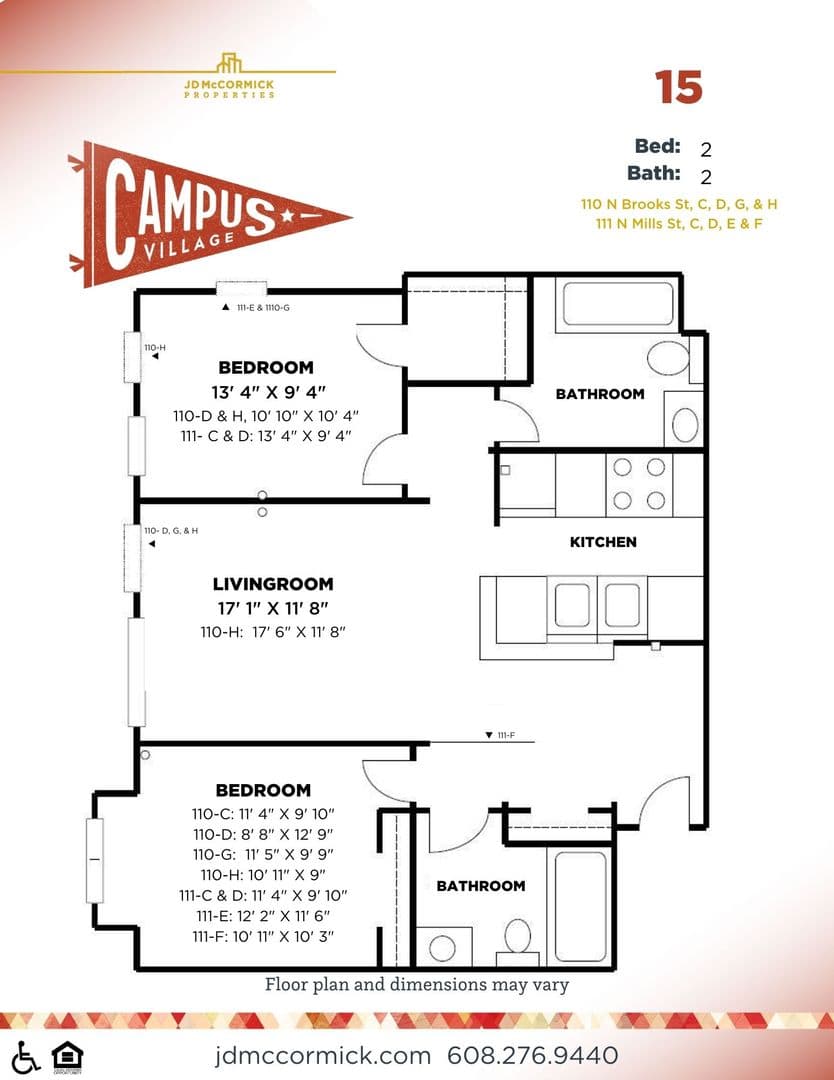 Madison Apartment: 110 North Brooks Street