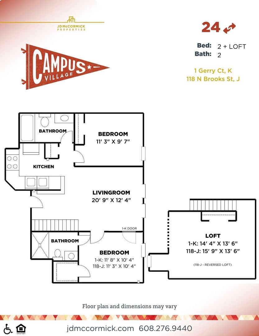 Madison Apartment: 118 North Brooks Street