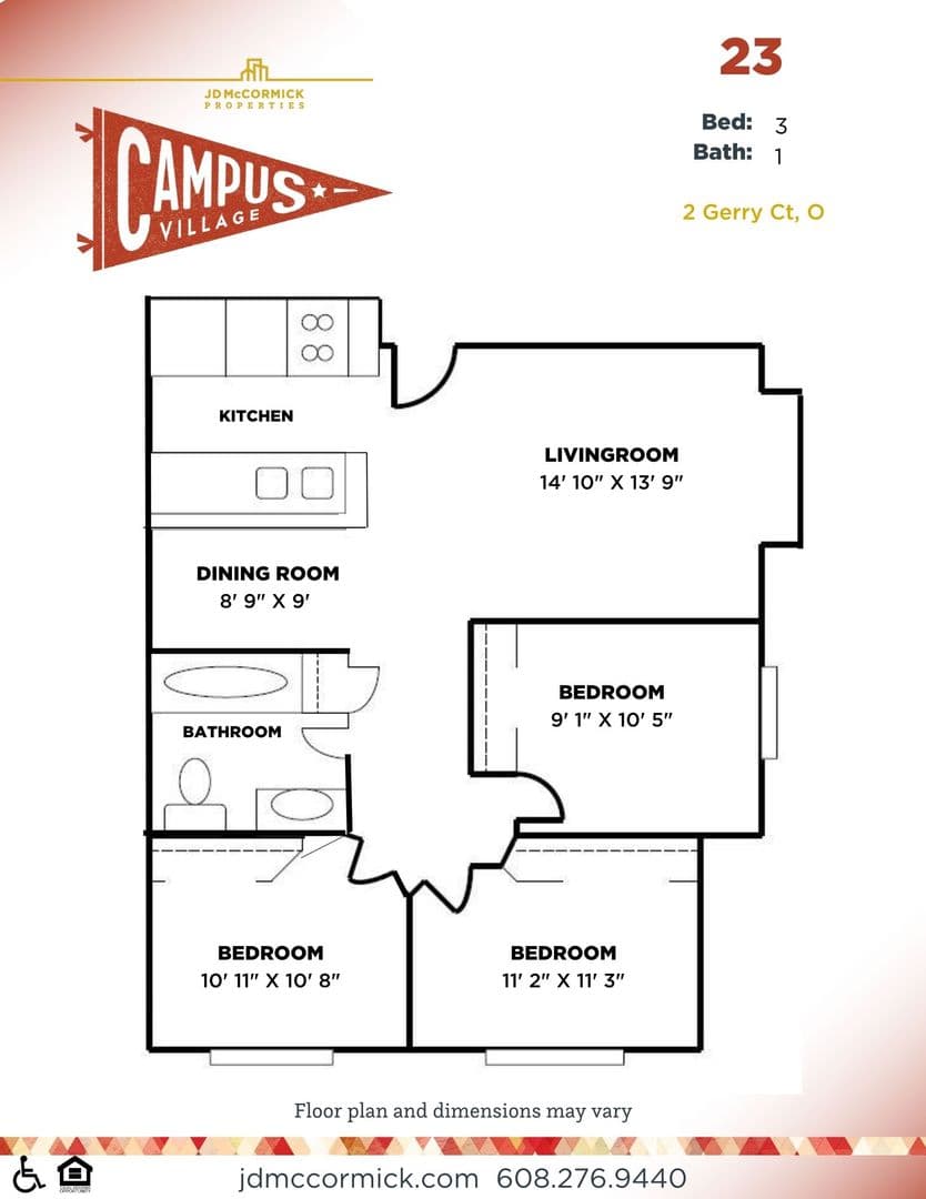 Madison Apartment: 2 Gerry Court