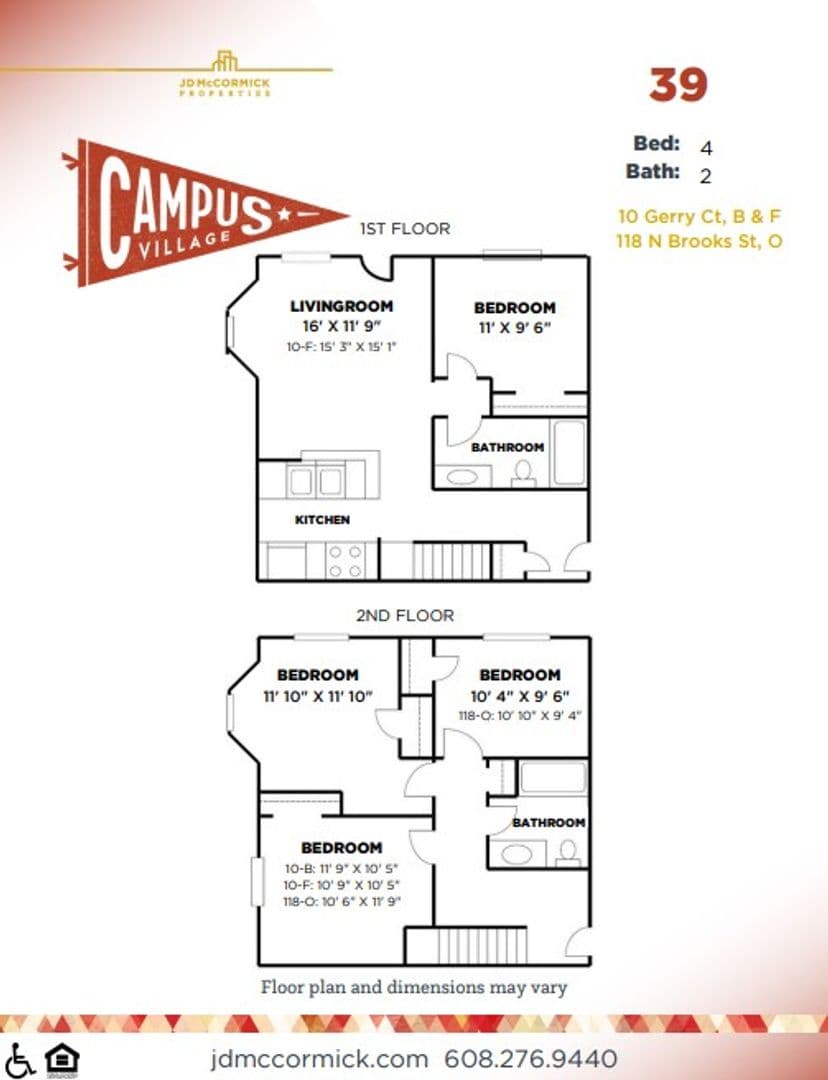 Madison Apartment: 118 North Brooks Street