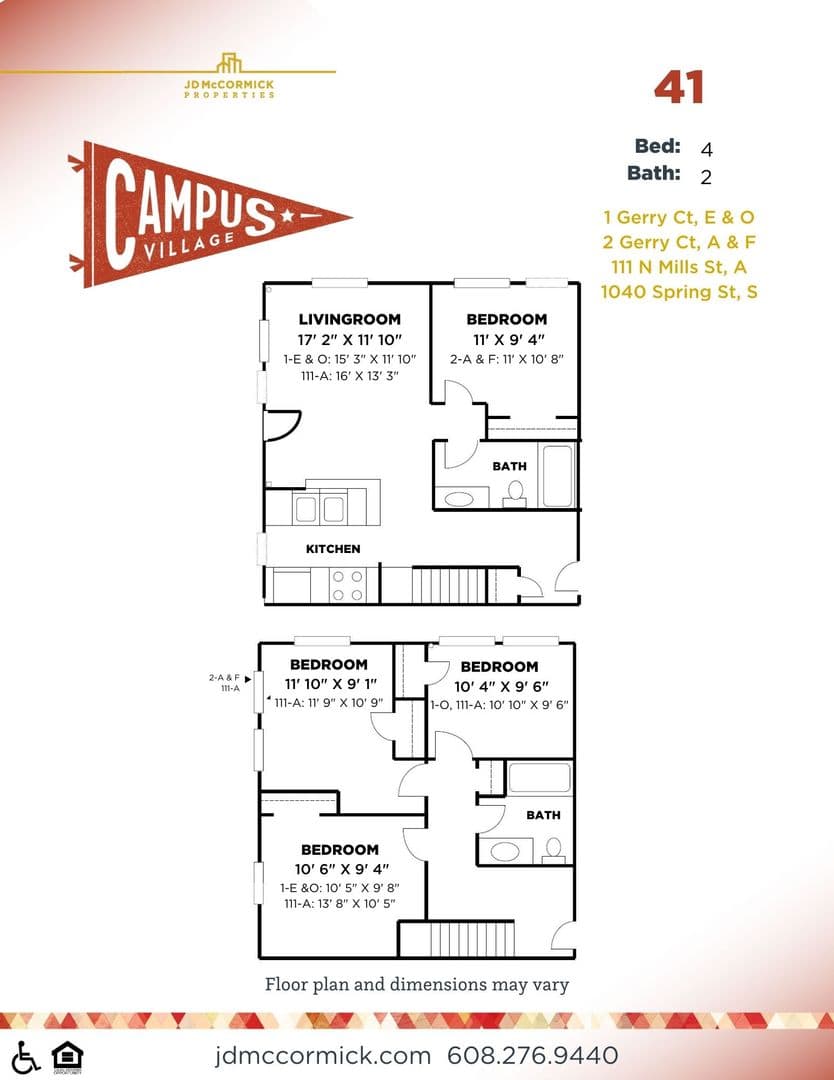 Madison Apartment: 1 Gerry Court