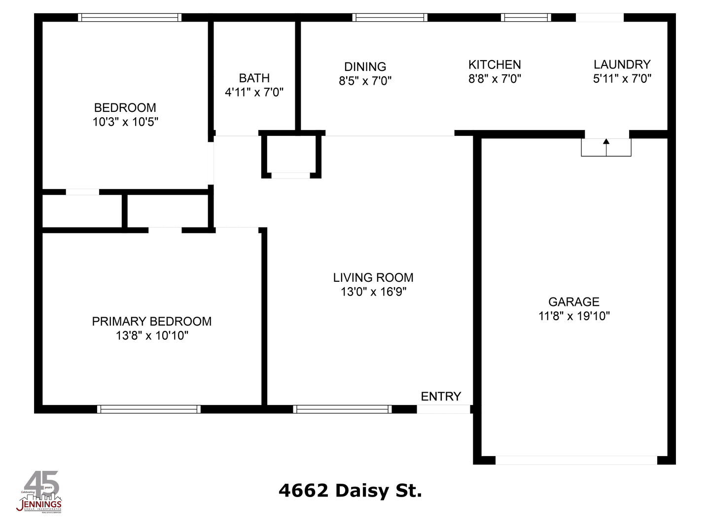 Springfield Apartment: 4662 & 4664 Daisy St.