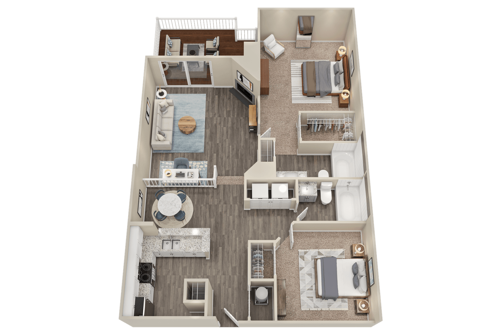 Indianapolis Apartment: 7938 Island Club Drive