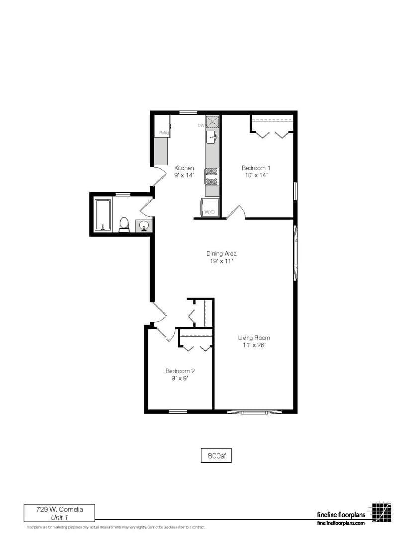 Chicago Apartment: 3450-56 N. Elaine Place