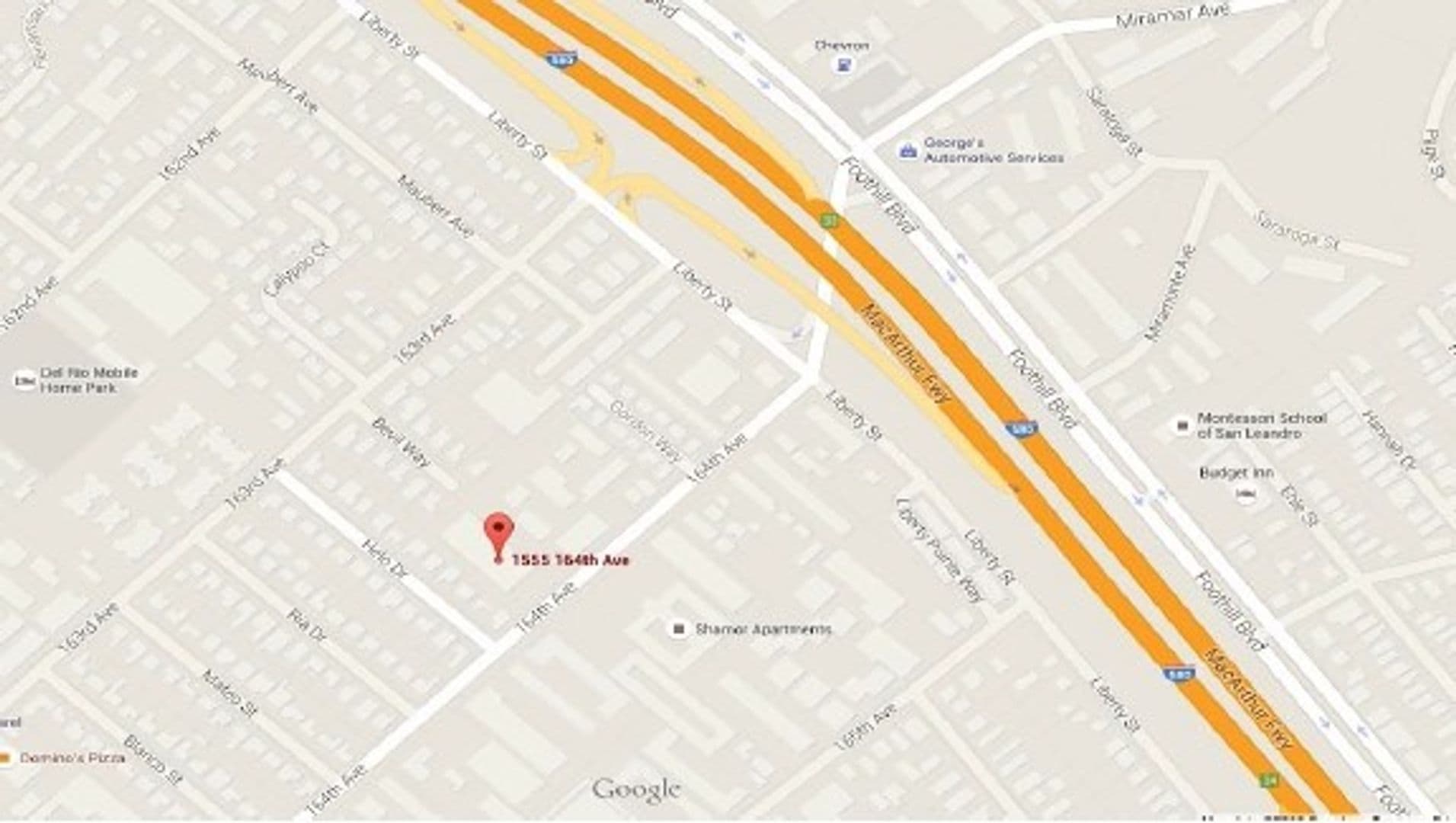 San Leandro Apartment: 1555 164th Ave