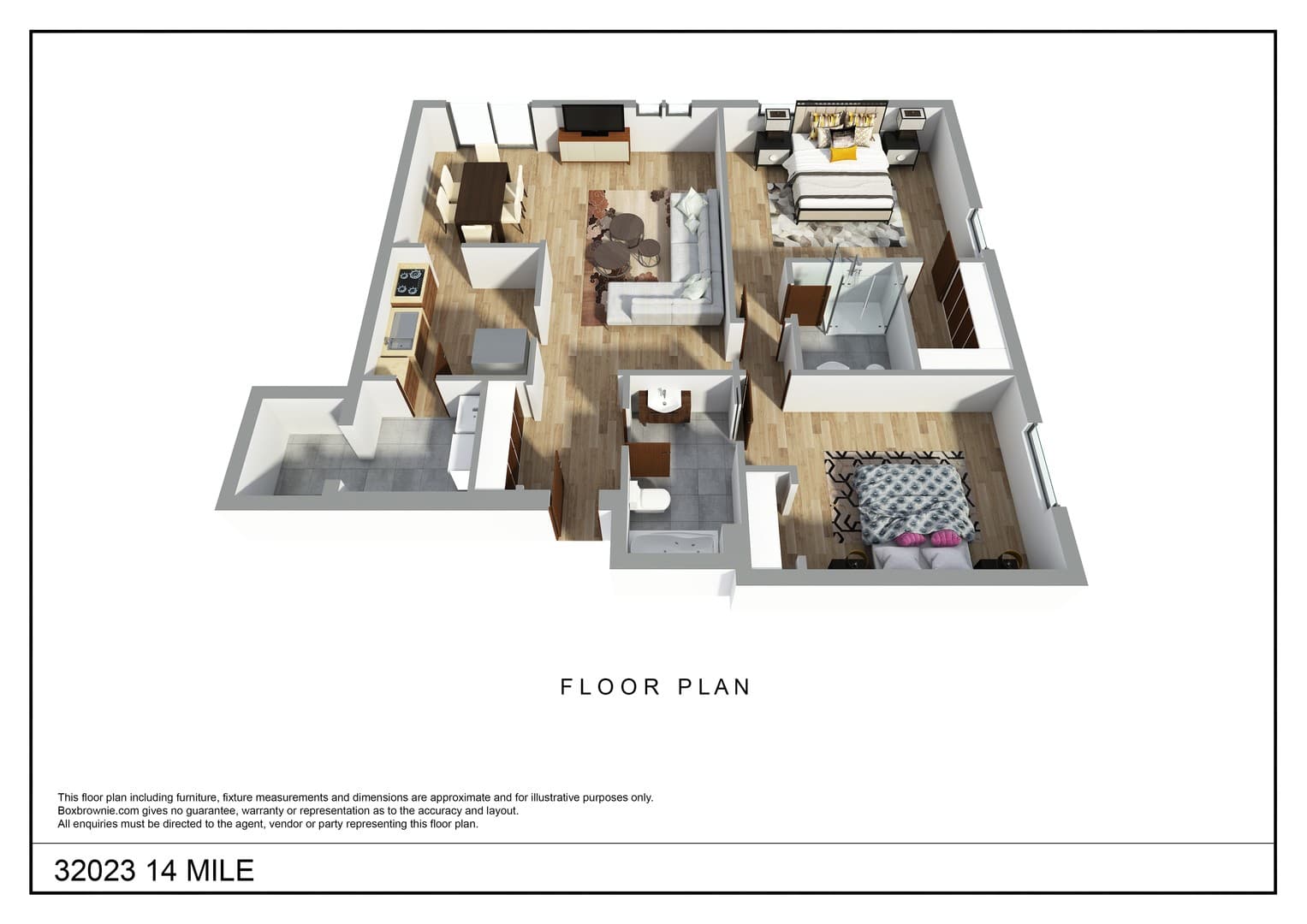 Farmington Hills Apartment: 32023 W 14 Mile Rd