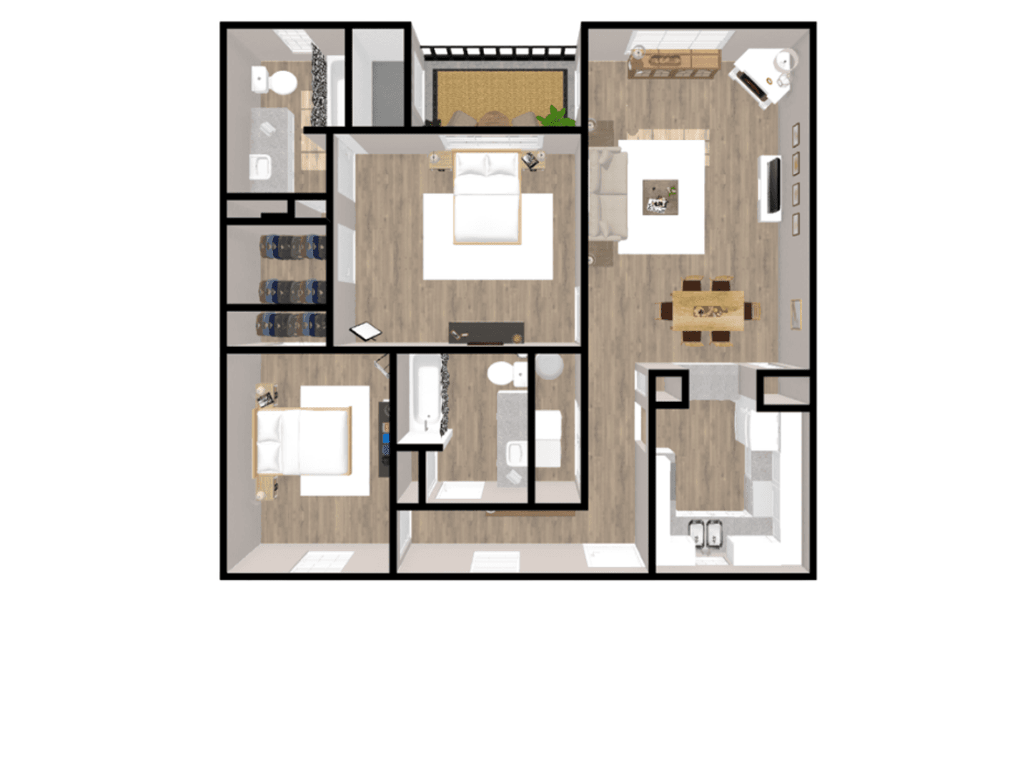 Greenville Apartment: 2707 Meridian Drive