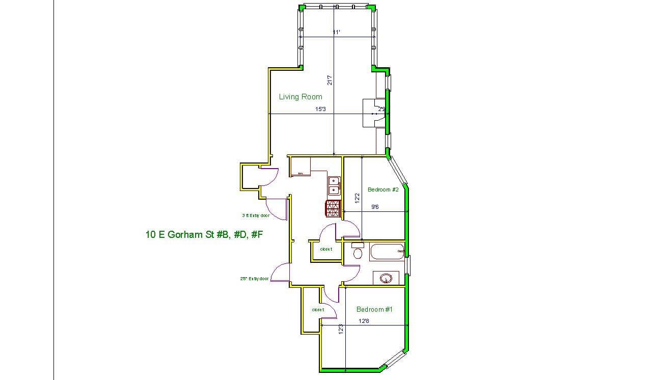 Madison Apartment: 10 E. Gorham St.