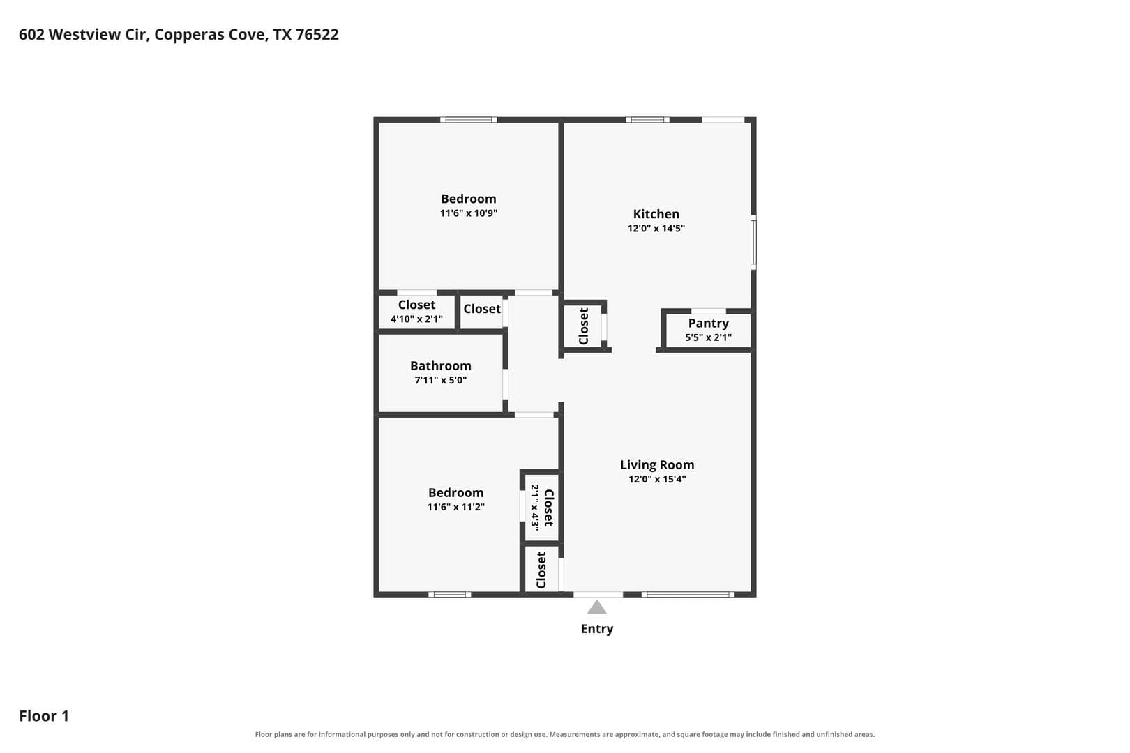 Copperas Cove Apartment: 602 Westview Circle