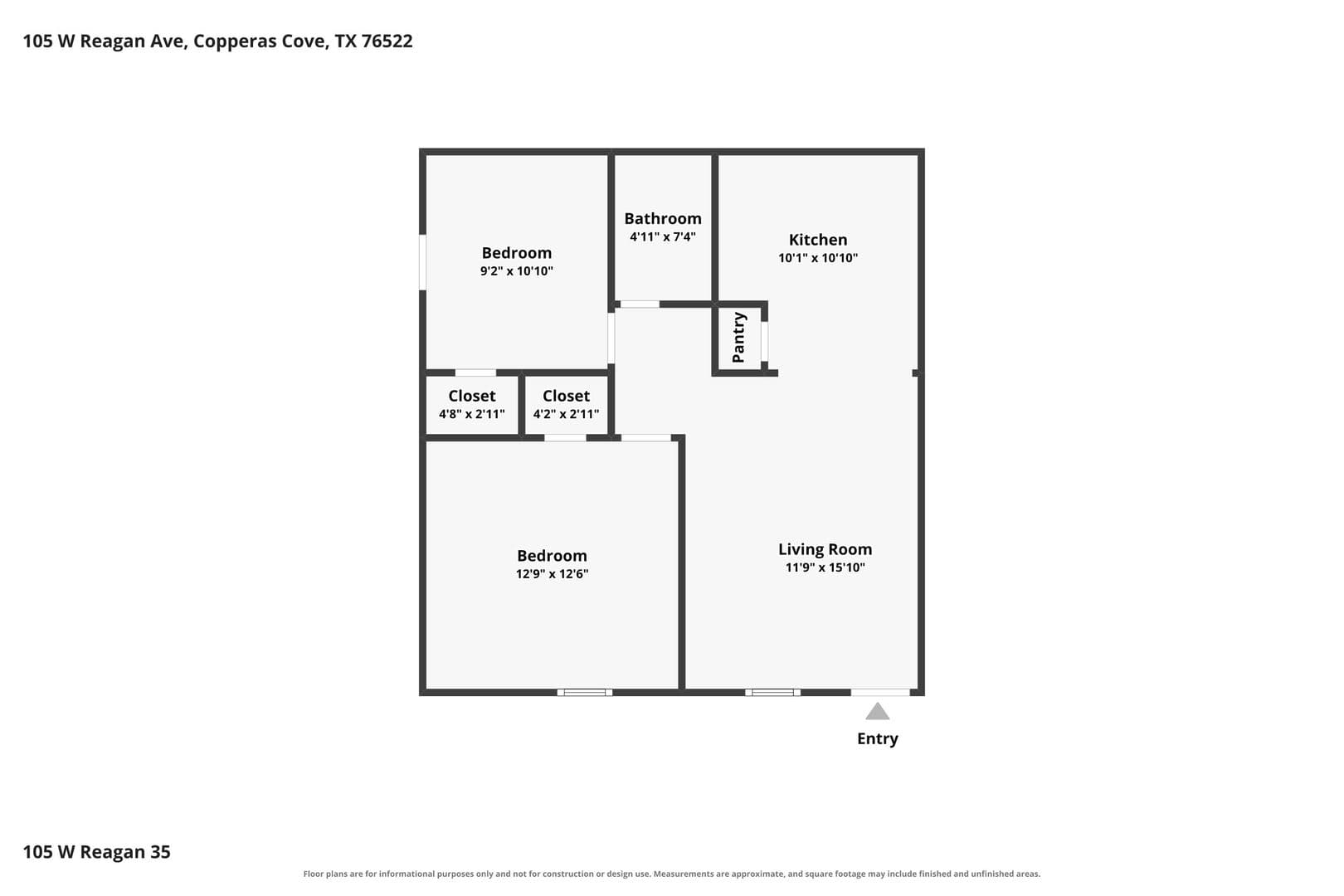 Copperas Cove Apartment: 105 W. Reagan Ave