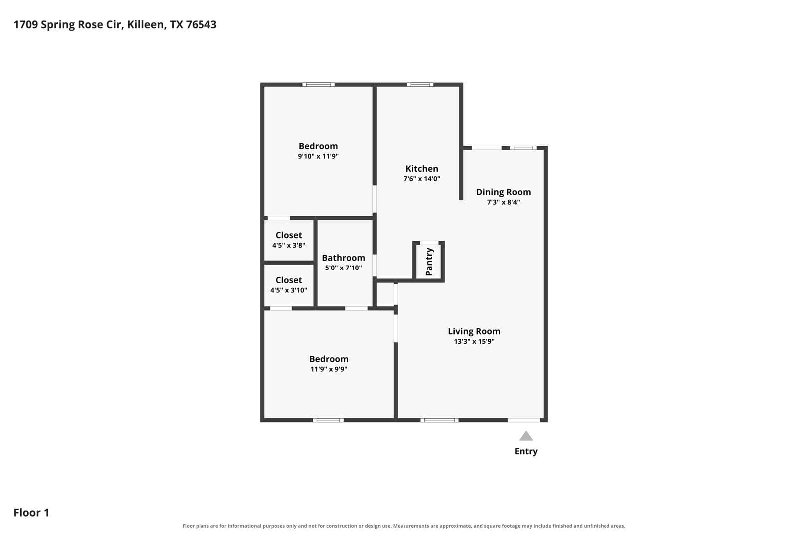 Killeen Apartment: 1709 Spring Rose Cir