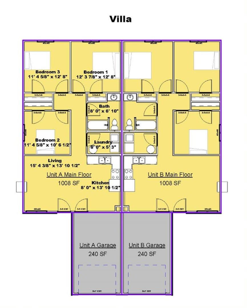 Osceola Apartment: 113 Clay St #4