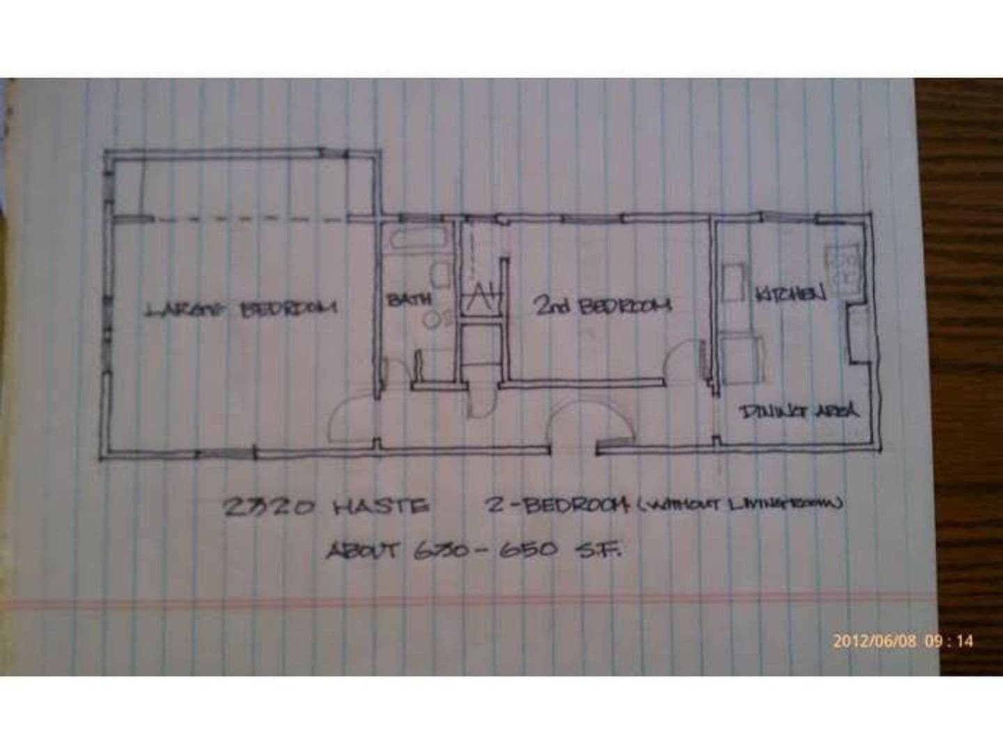 Berkeley Apartment: 2320 Haste St. Apt 9