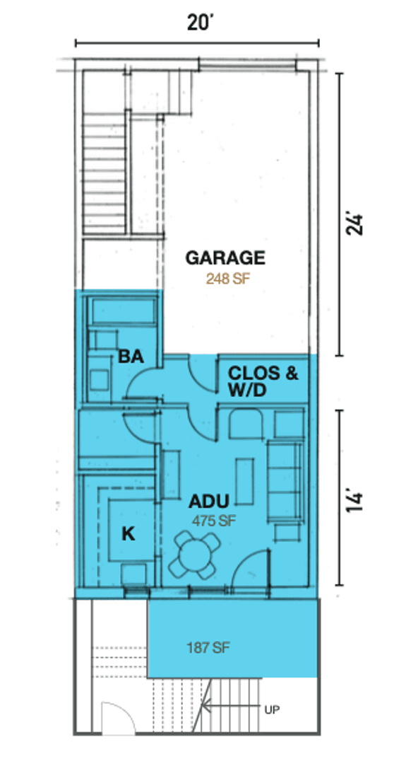 Portland Apartment: 2915A-2989B NW Wilson St.