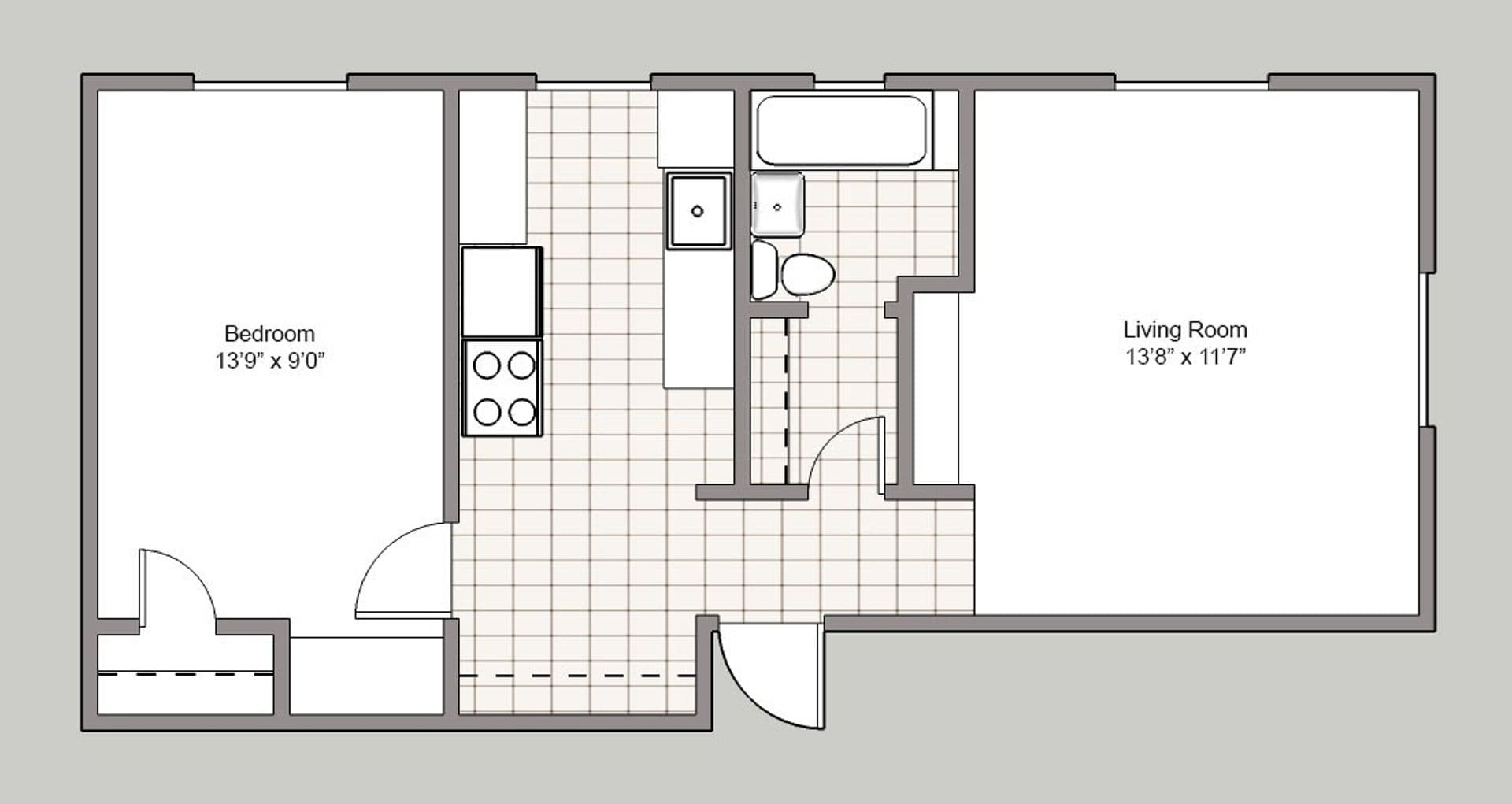Portland Apartment: 1430 SE 14th Ave