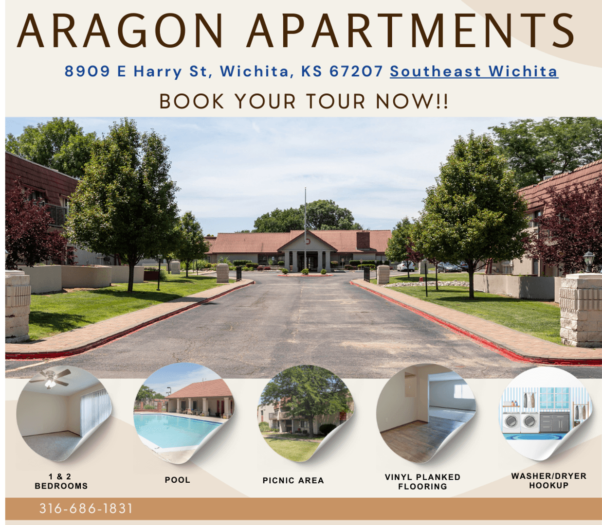 Wichita Apartment: 8909 E Harry St,