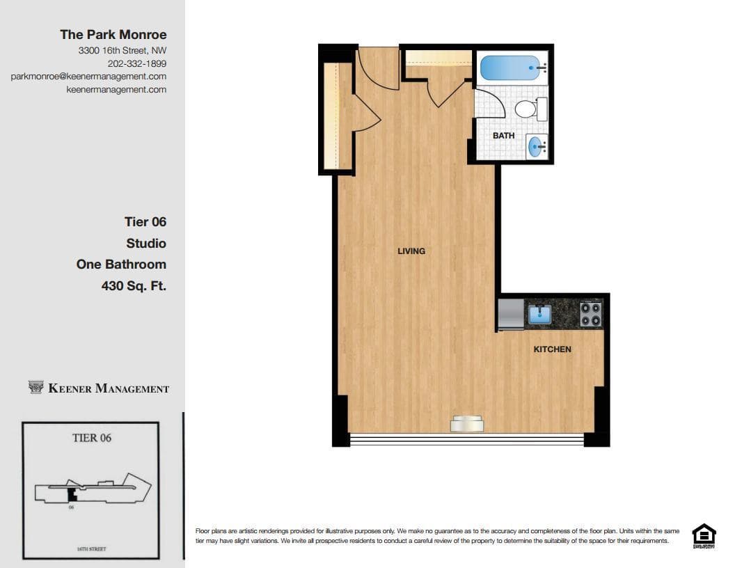 Washington Apartment: 3300 16th Street, NW