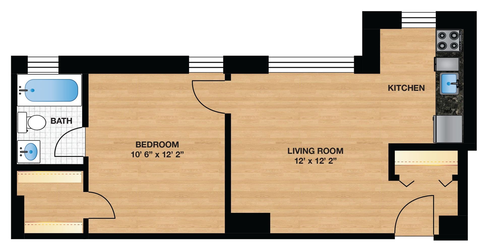 Washington Apartment: 2070 Belmont Rd, NW
