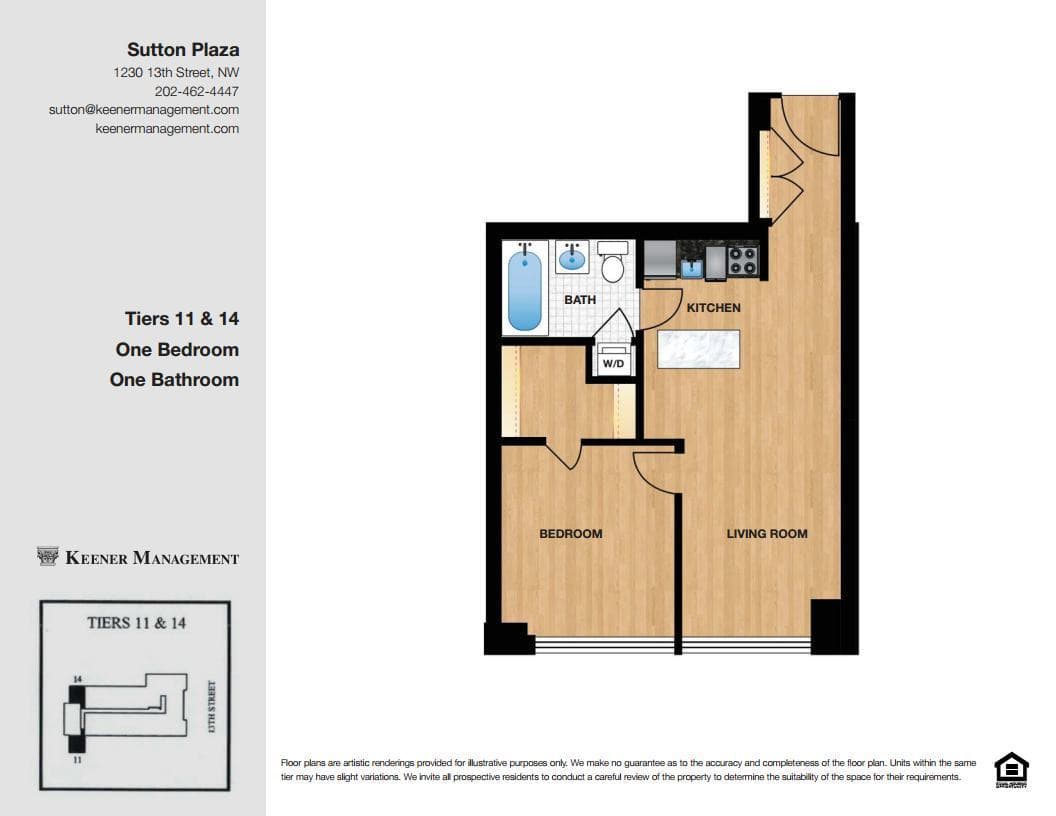 Washington Apartment: 1230 13th Street, NW
