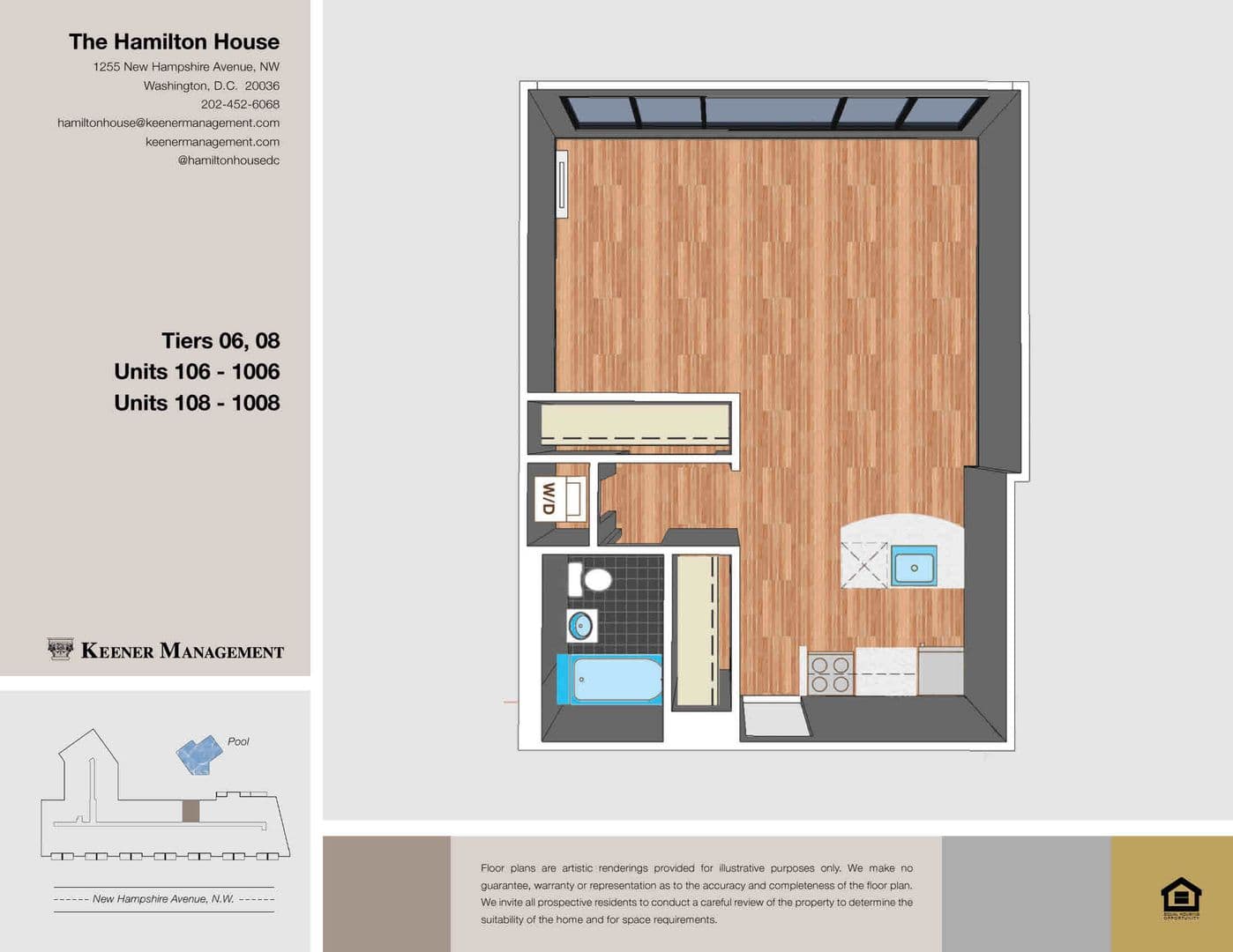 Washington Apartment: 1255 New Hampshire Avenue