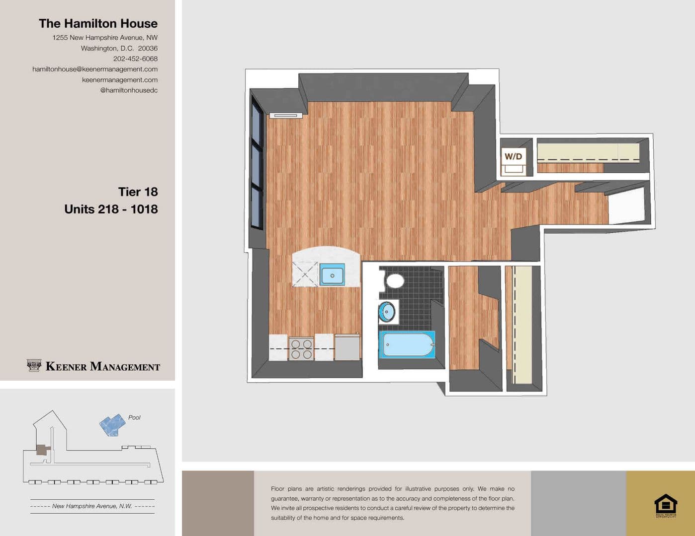 Washington Apartment: 1255 New Hampshire Avenue