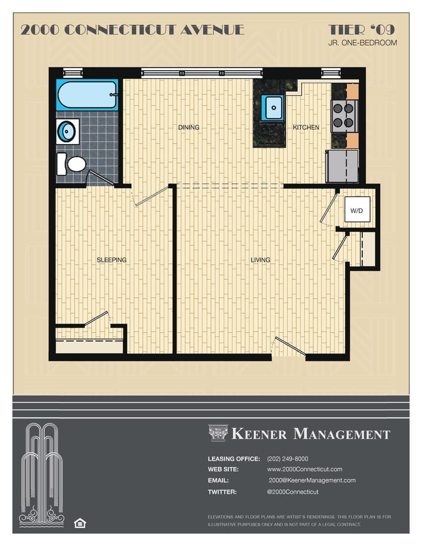 Washington Apartment: 2000 Connecticut Avenue, NW
