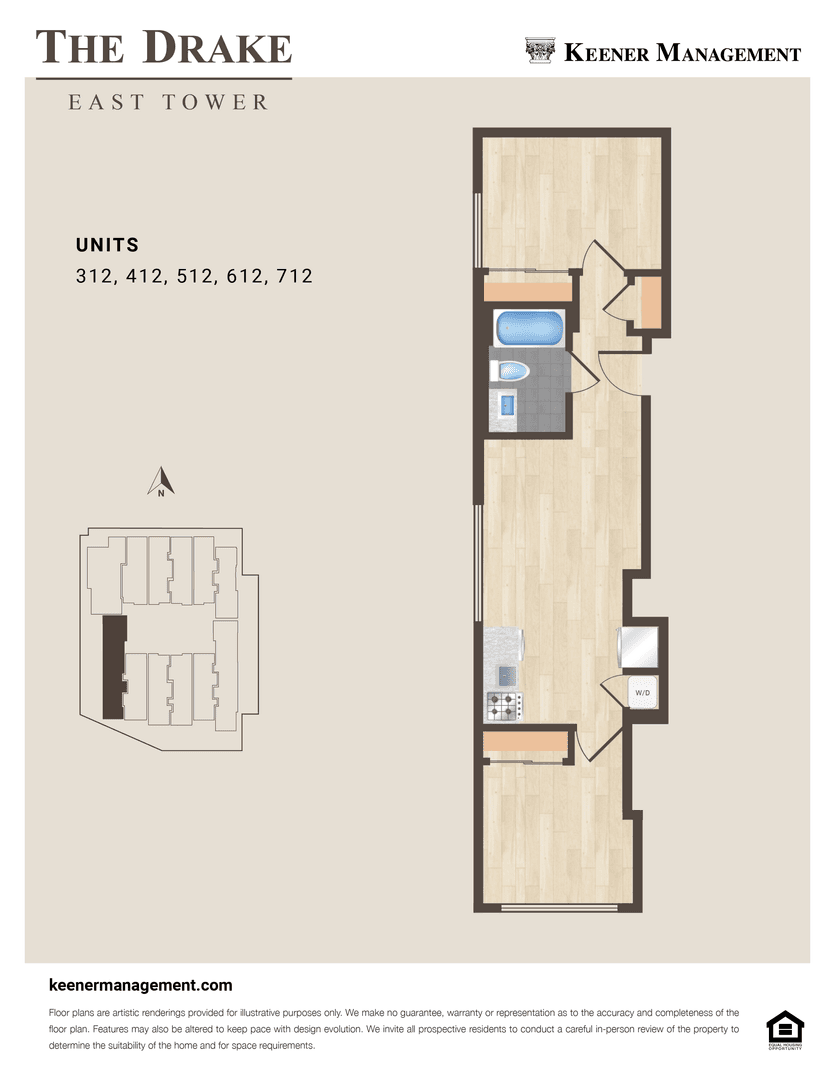 WASHINGTON Apartment: 1650 O STREET, NW