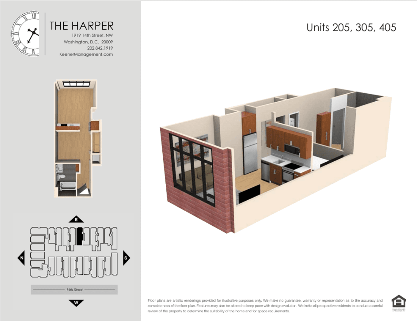 Washington Apartment: 1919 14th Street, NW