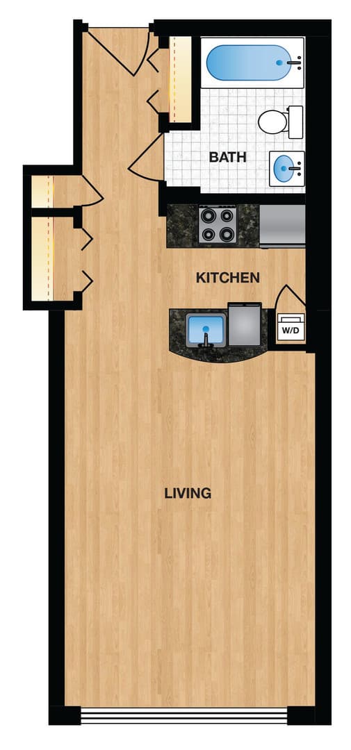 Washington Apartment: 1112 M Street, NW