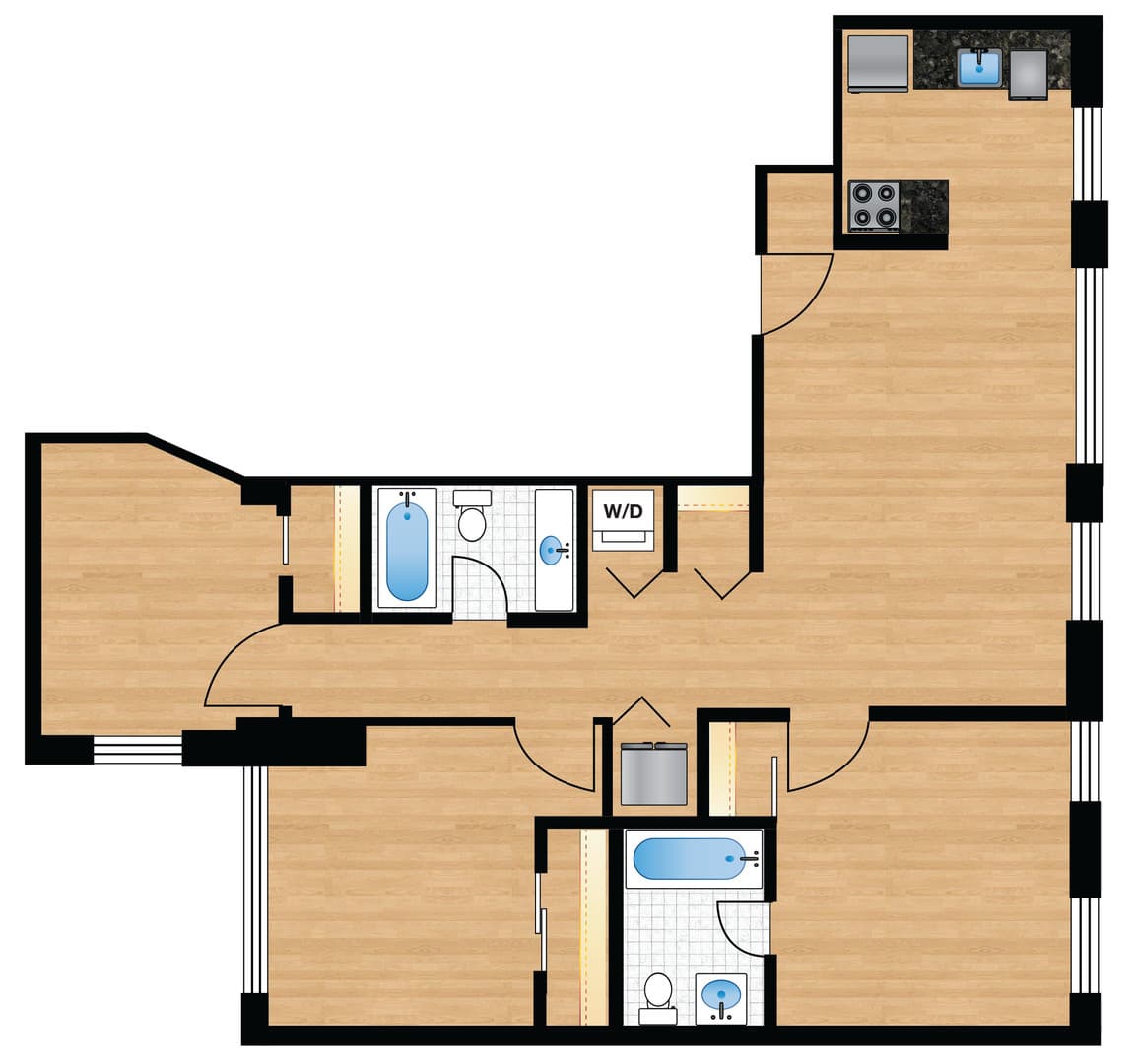Washington Apartment: 1743 P Street, NW