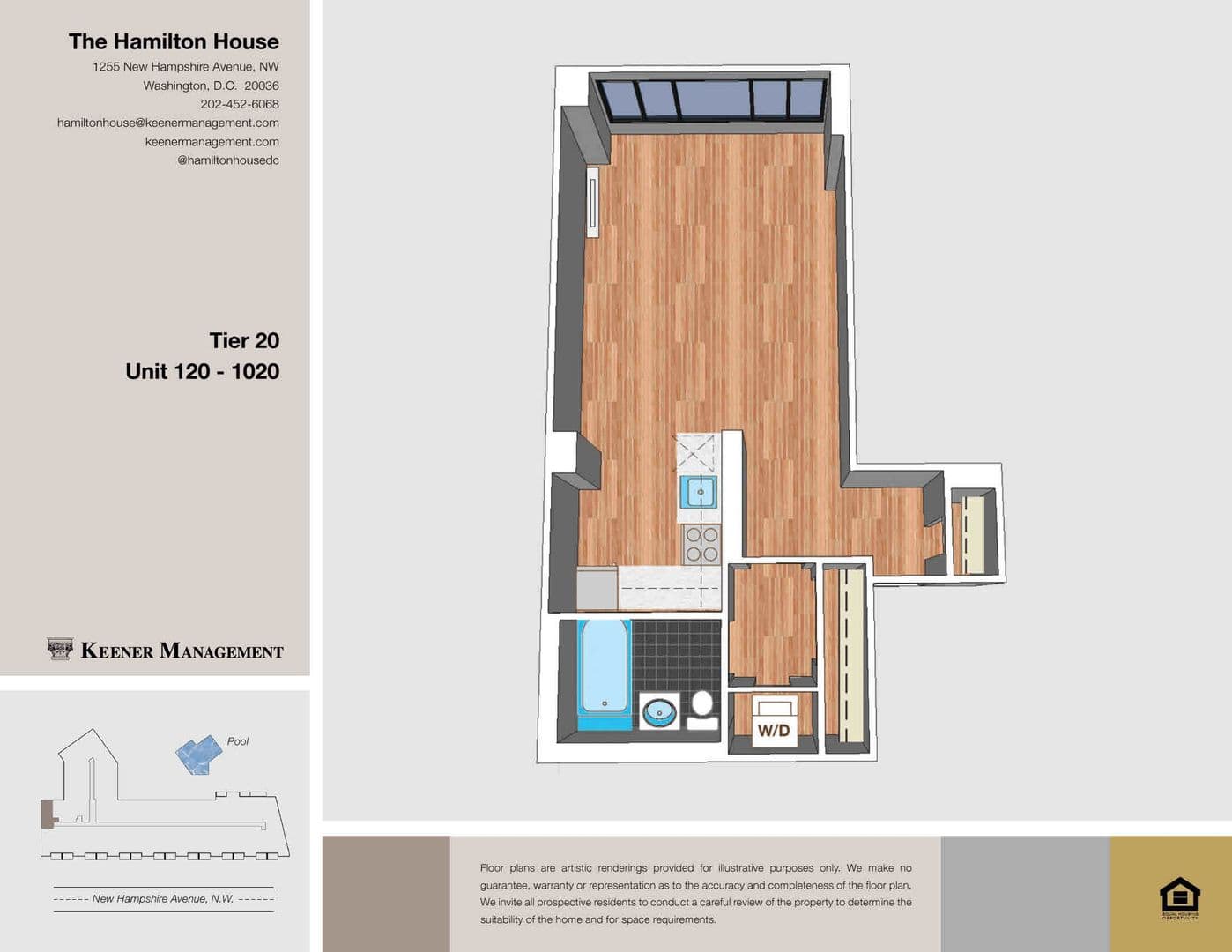 Washington Apartment: 1255 New Hampshire Avenue
