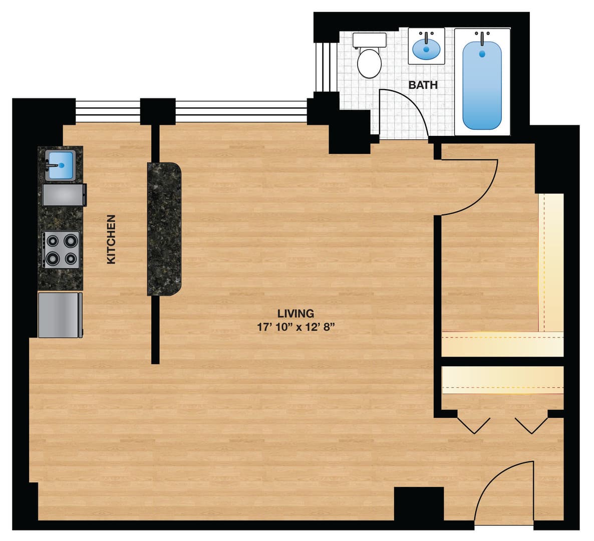 Washington Apartment: 1825-1833 New Hampshire Avenue, NW