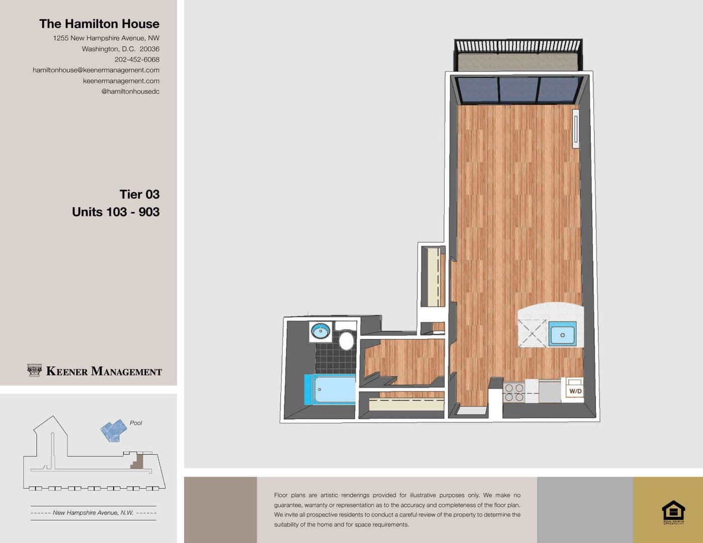 Washington Apartment: 1255 New Hampshire Avenue