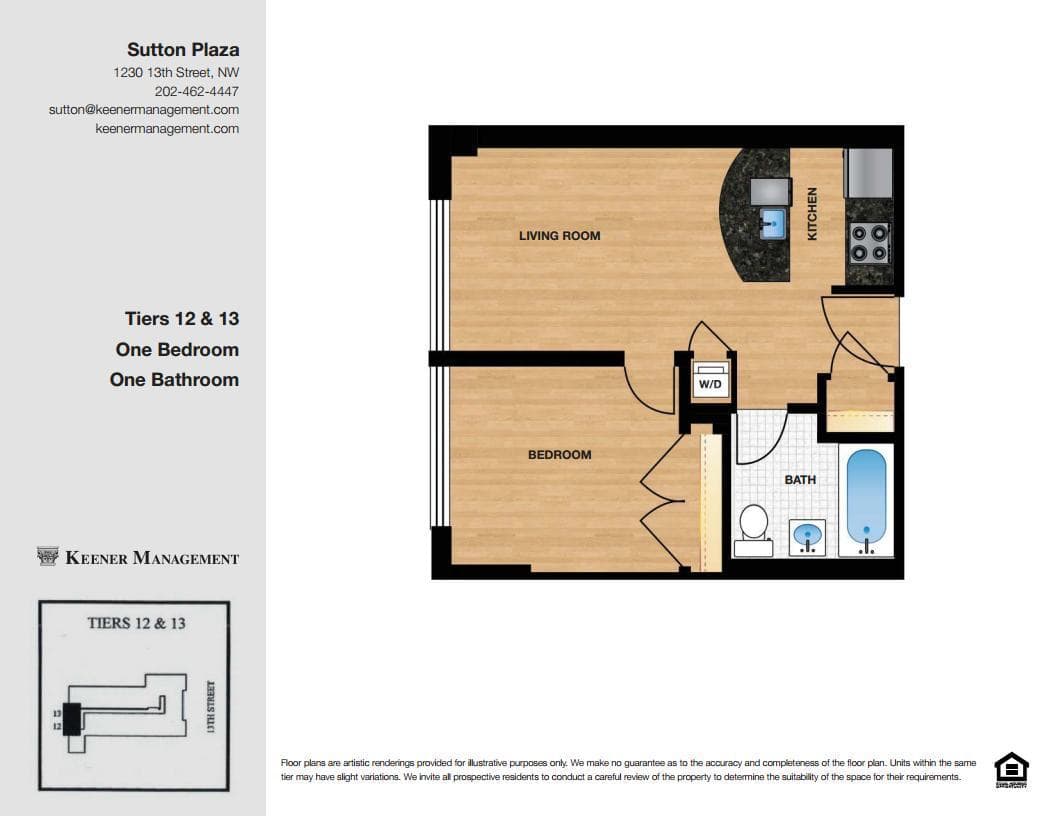 Washington Apartment: 1230 13th Street, NW
