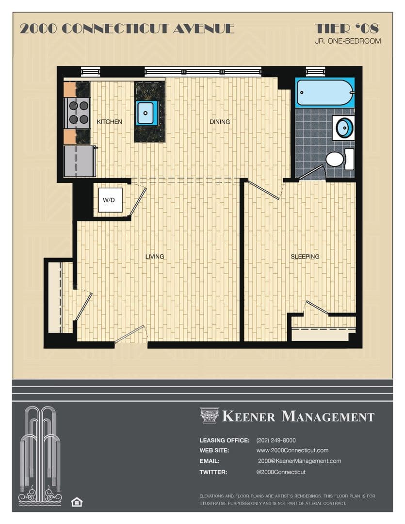 Washington Apartment: 2000 Connecticut Avenue, NW
