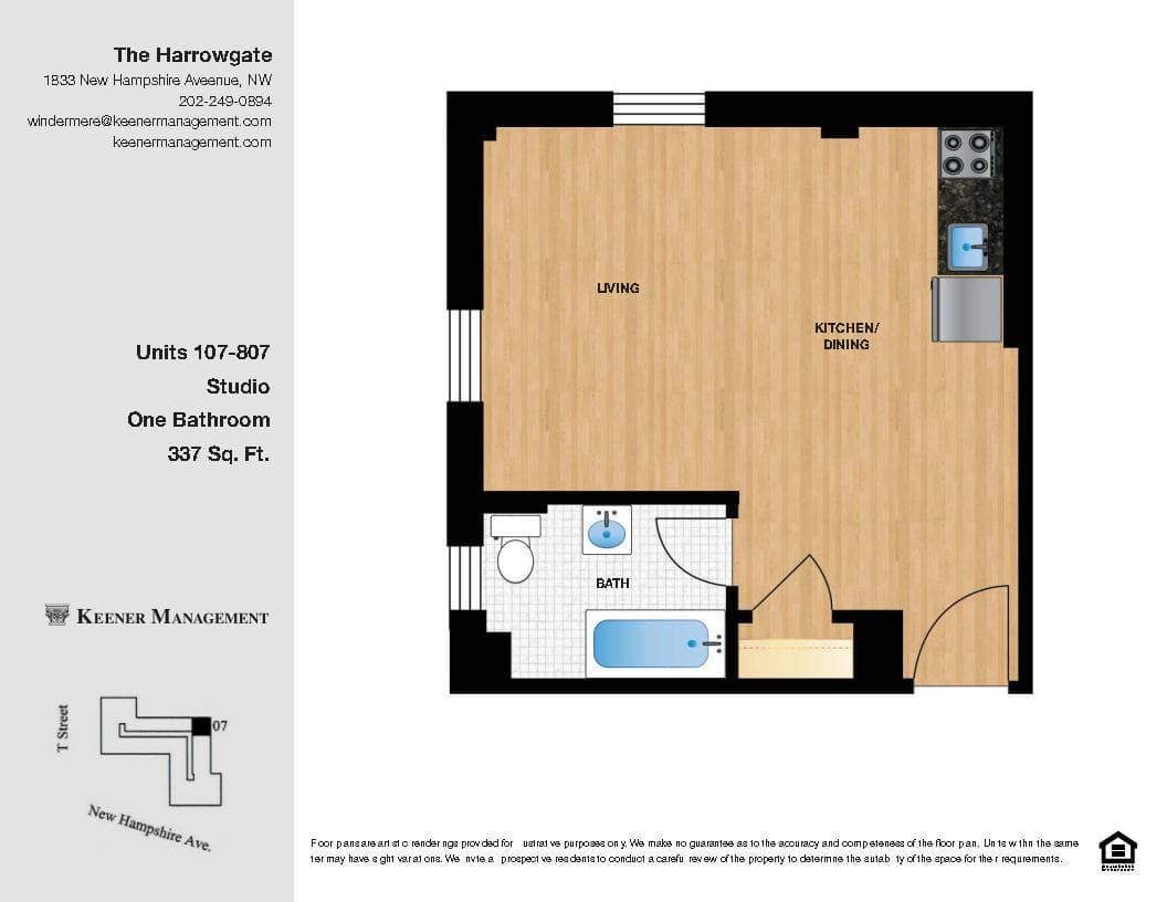 Washington Apartment: 1825-1833 New Hampshire Avenue, NW