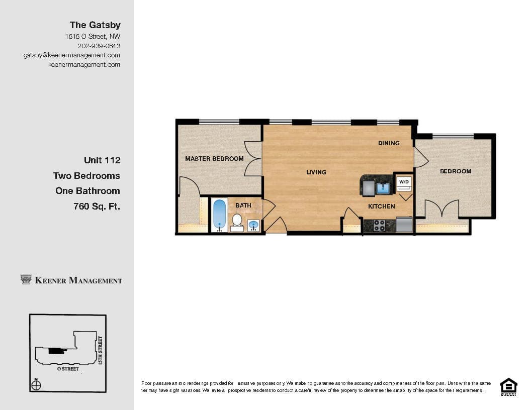 Washington Apartment: 1515 O Street, NW