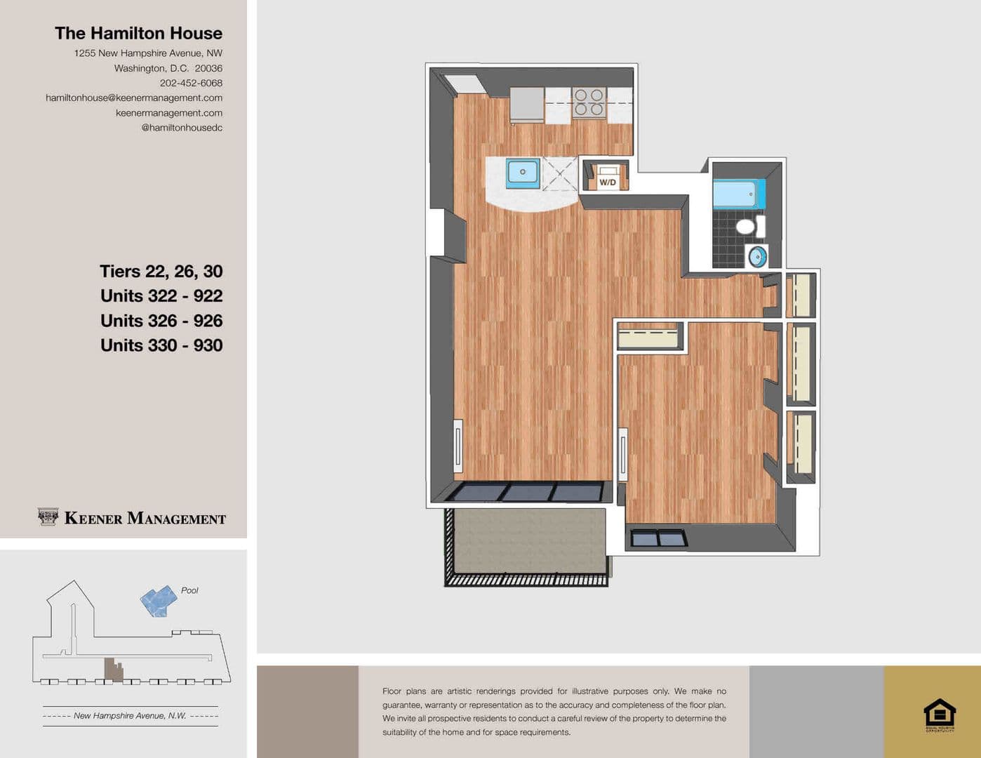 Washington Apartment: 1255 New Hampshire Avenue