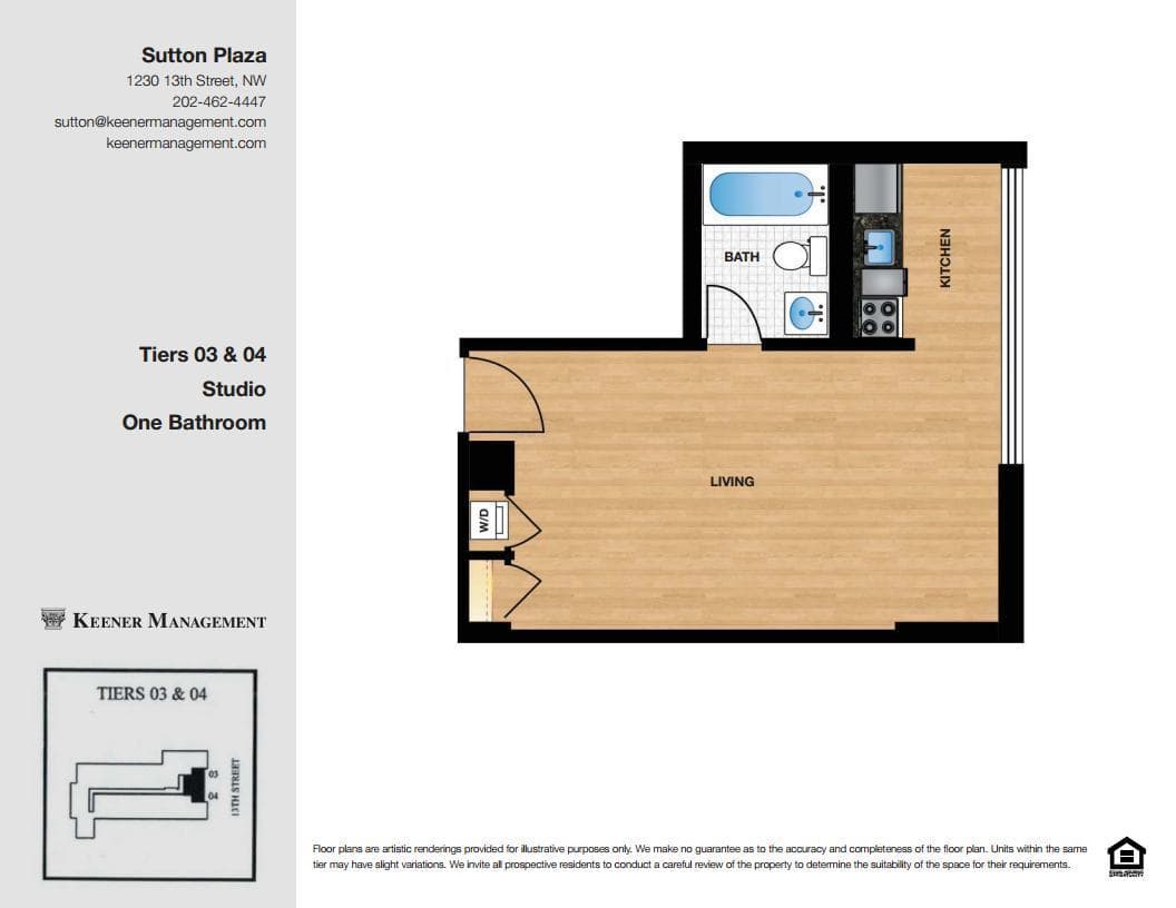 Washington Apartment: 1230 13th Street, NW