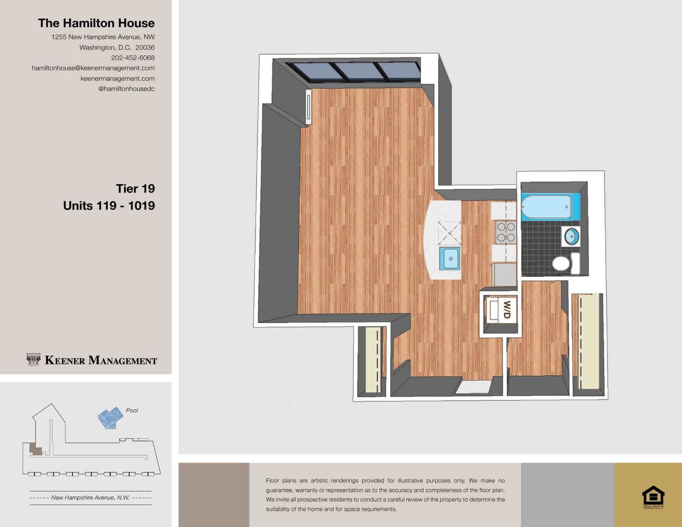 Washington Apartment: 1255 New Hampshire Avenue