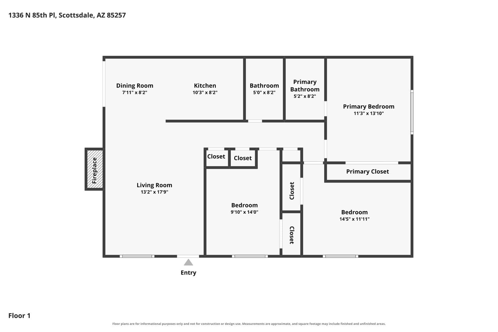 Scottsdale Townhome: 1336 N 85th pl